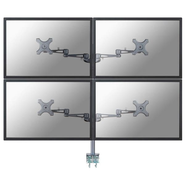 Newstar Support Desk Mount Quad 10-27´´ Søvfarvet