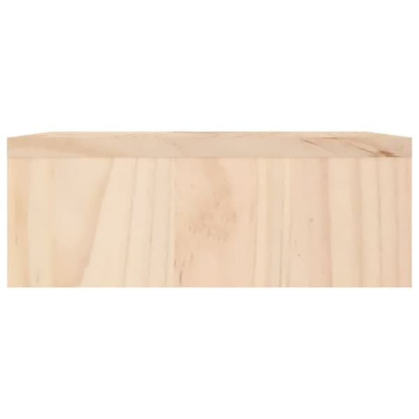 vidaXL skærmholder 100x27x10 cm massivt fyrretræ -  Computerholdere og -standere