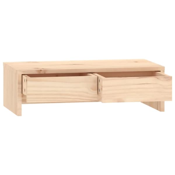vidaXL Näyttökoroke 50x27x15 cm täysi mänty -  Tietokonetelineet