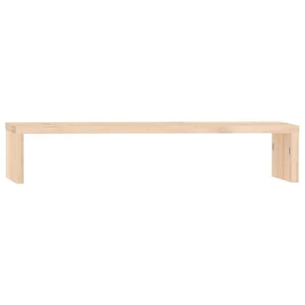vidaXL skærmholder 50x27x10 cm massivt fyrretræ -  Computerholdere og -standere