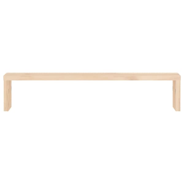 vidaXL skærmholder 50x27x10 cm massivt fyrretræ -  Computerholdere og -standere