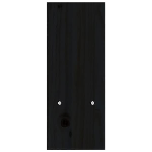 vidaXL Näyttökoroke musta (39-72)x17x43 cm täysi mänty -  Tietokonetelineet