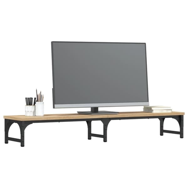 vidaXL Näyttöteline Sonoma-tammi 55x23x14 cm tekninen puu -  Tietokonetelineet
