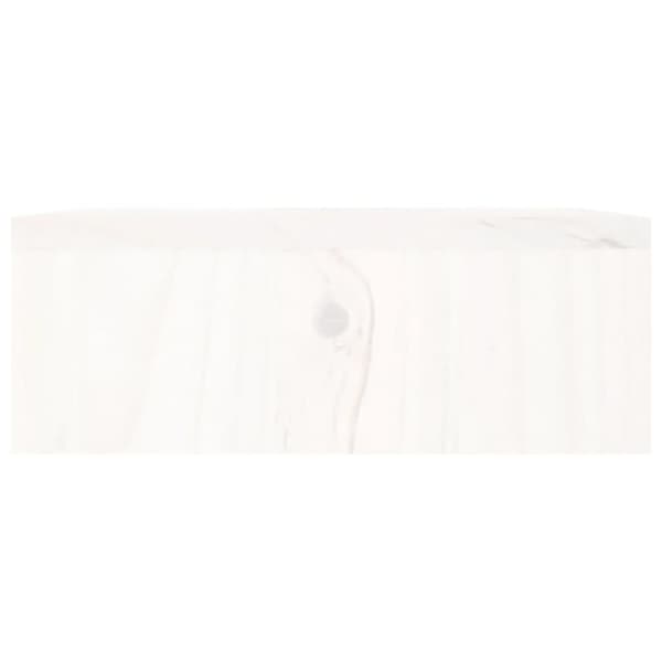 Skærmholder 100x27x10 cm massivt fyrretræ hvid - Skærmholder - Skærmholdere - Home & Living