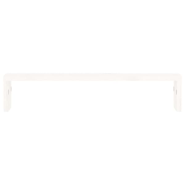 skærmholder 50x27x10 cm massivt fyrretræ hvid