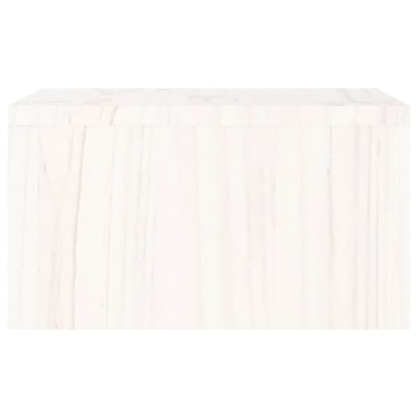 skærmholder 50x27x15 cm massivt fyrretræ hvid