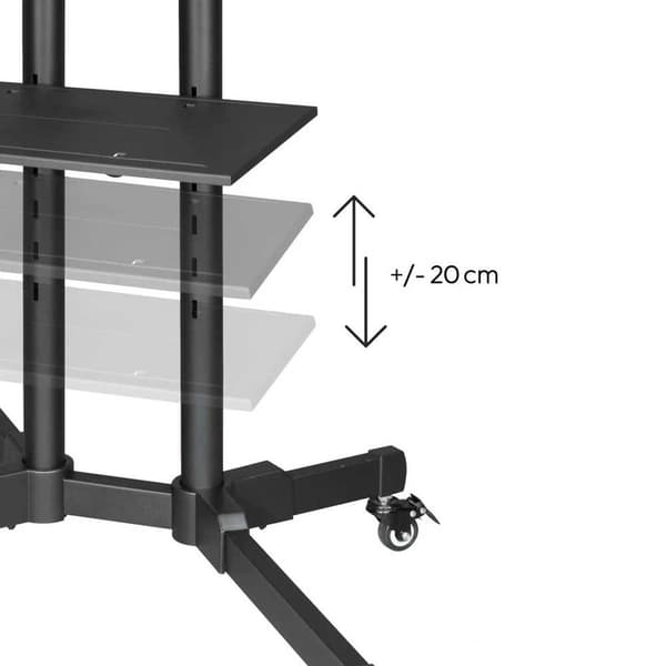 Hama Trolley 32-75´´ Tv-bänk Med Hjul