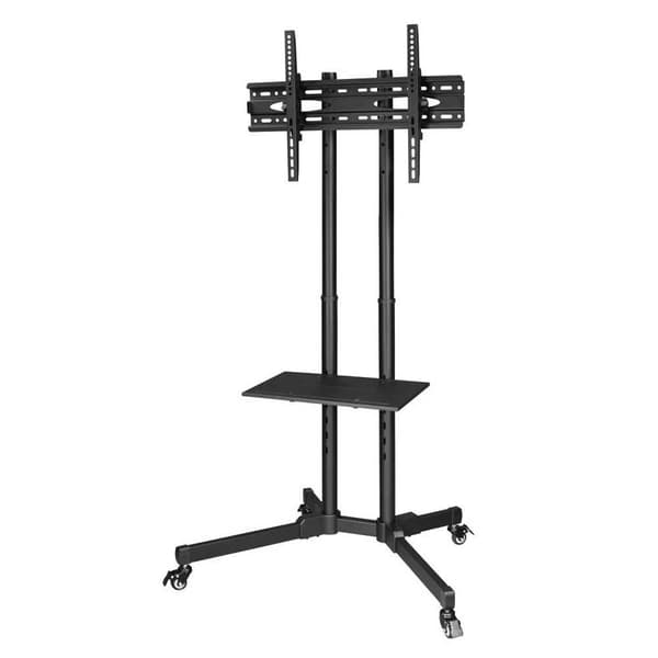 Hama Trolley 32-75´´ Tv-bänk Med Hjul Svart