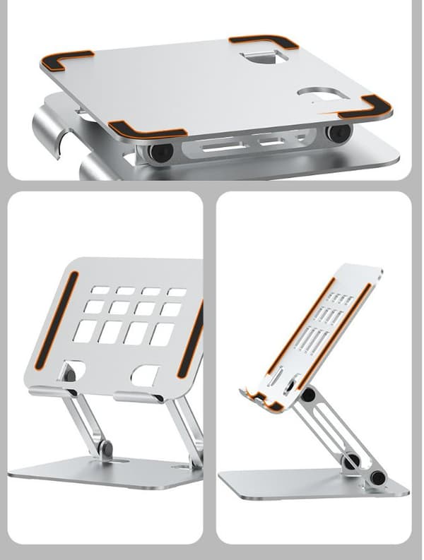 INF 360° roterende tabletstativ i aluminiumslegering til 4-12,8 tommer enheder