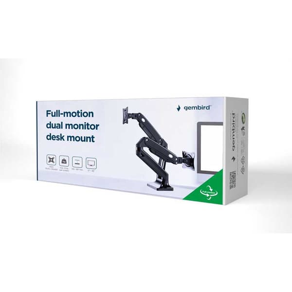 Gembird Dubbel Bildskärmsstativ Ma-da2-03 17-35´´ 10kg