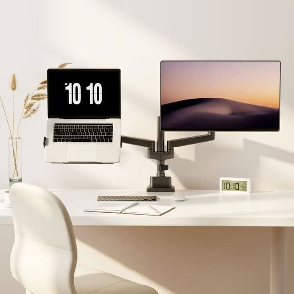 Laptop holder til skærmarm VESA 75x75