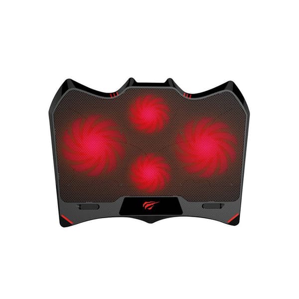 Kannettavan tietokoneen jäähdytin, jossa on LED ja hiljaiset tuulettimet kannettaville tietokoneille 12"-17"