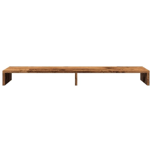 vidaXL Skjermhylle gammelt tre 100x27x10 cm konstruert tre