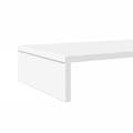 Miniatyrbild 8 av 10: vidaXL Skärmställ vit 100x27x10 cm konstruerat trä