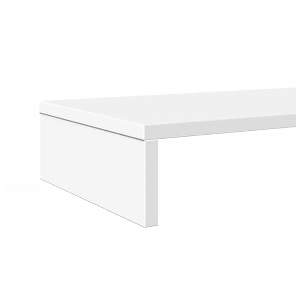 vidaXL Skärmställ vit 100x27x10 cm konstruerat trä