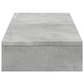 Pikkukuva 6 / 10: vidaXL Näyttöteline betoninharmaa 100x27x10 cm tekninen puu