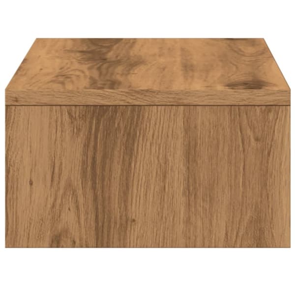 vidaXL Skärmställ med lådor ek 50x27x15 cm konstruerat trä