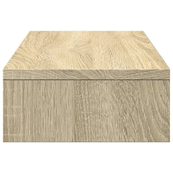 vidaXL Skärmställ justerbart 60x24x10,5 cm konstruerat trä sonoma-ek