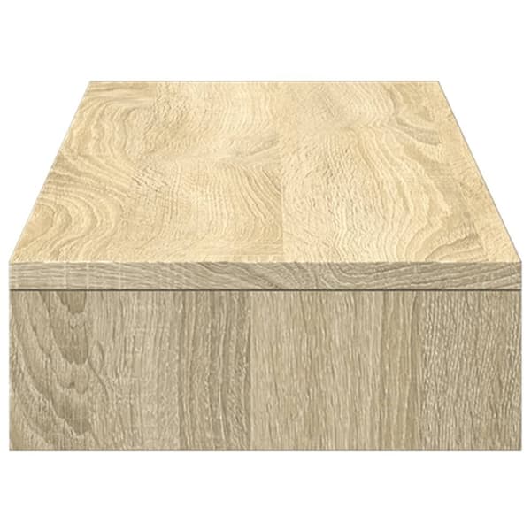 vidaXL Näyttöteline Sonoma-tammi 100x27x10 cm tekninen puu