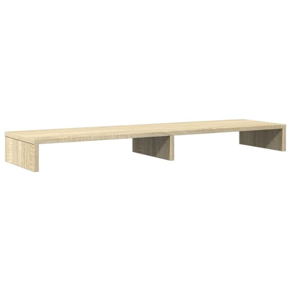 vidaXL Näyttöteline Sonoma-tammi 100x27x10 cm tekninen puu