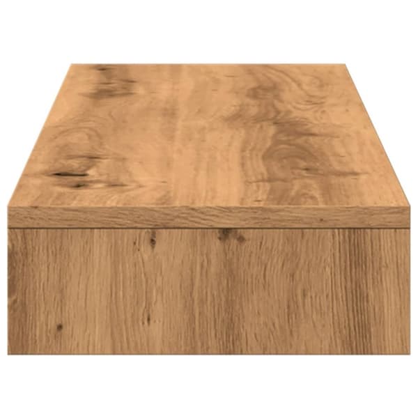 vidaXL skærmholder 100x27x10 cm konstrueret træ kunsteg