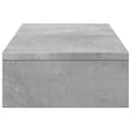 Miniatyrbillede 6 af 10: vidaXL skærmholder 60x24x10,5 cm justerbar konstrueret træ betongrå