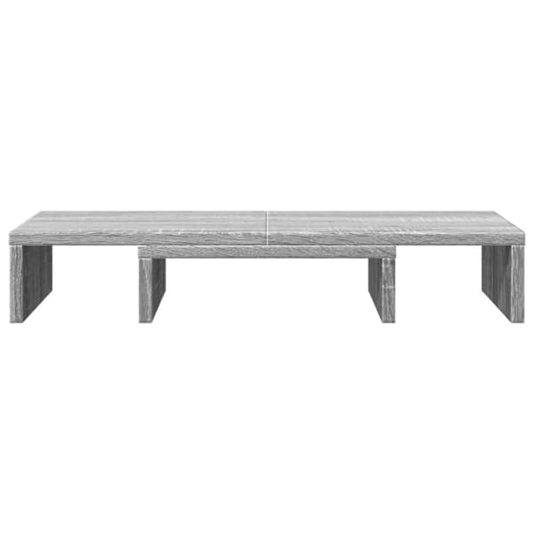 vidaXL skærmholder 60x24x10,5 cm konstrueret træ grå sonoma-eg