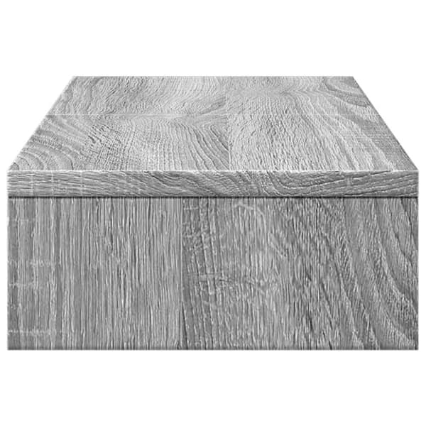vidaXL skærmholder 60x24x10,5 cm konstrueret træ grå sonoma-eg