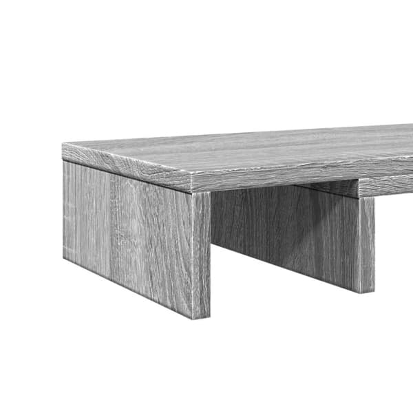 vidaXL skærmholder 60x24x10,5 cm konstrueret træ grå sonoma-eg