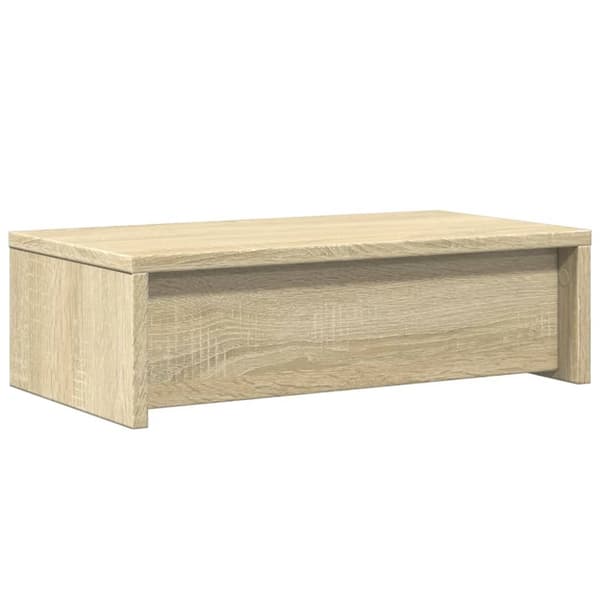 vidaXL Näyttöteline laatikoilla Sonoma-tammi 50x27x15 cm tekninen puu