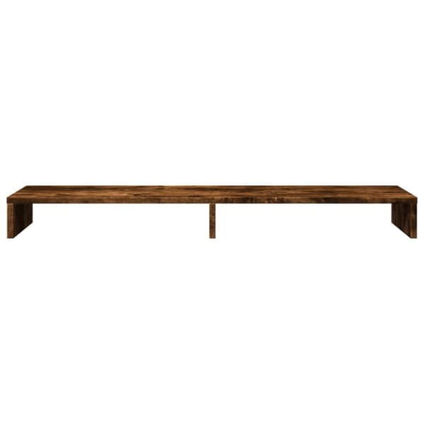 vidaXL Skjermhylle røkt eik 100x27x10 cm konstruert tre