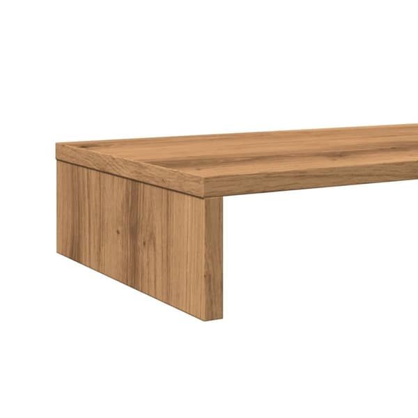 vidaXL Skärmställ ek 100x27x10 cm konstruerat trä