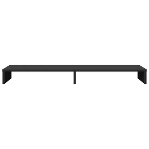 vidaXL Skärmställ svart 100x27x10 cm konstruerat trä