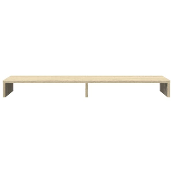 vidaXL Skjermhylle sonoma eik 100x27x10 cm konstruert tre