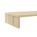 Miniatyrbilde 8 av 10: vidaXL Skjermhylle sonoma eik 100x27x10 cm konstruert tre