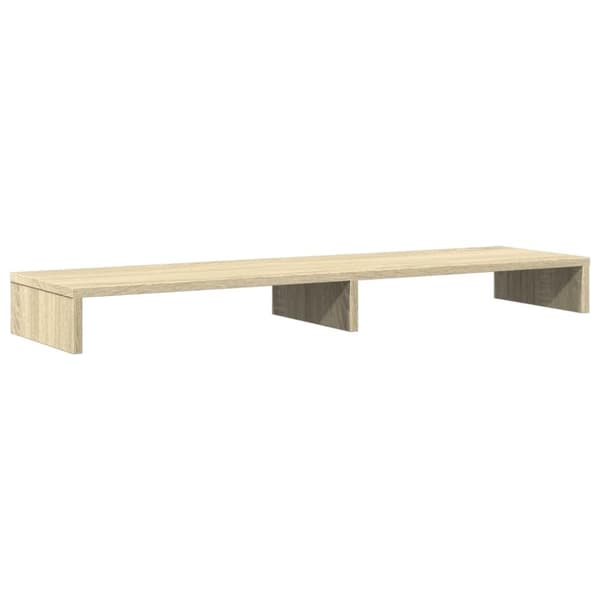 vidaXL Skjermhylle sonoma eik 100x27x10 cm konstruert tre