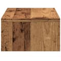 Miniatyrbilde 7 av 11: vidaXL Skjermstativ med skuffer gammelt tre 50x27x15 cm konstruert tre
