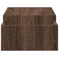 Pikkukuva 6 / 10: vidaXL Näyttöteline säilytystila ruskea tammi 70x27x15 cm tekninen puu