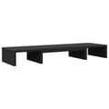 Miniatyrbillede 1 af 10: vidaXL skærmholder 80x24x10,5 cm justerbar konstrueret træ sort