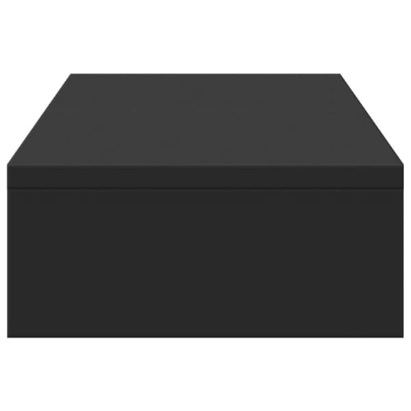 vidaXL skærmholder 60x24x10,5 cm justerbar konstrueret træ sort