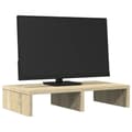 Miniatyrbilde 4 av 10: vidaXL Skjermhylle sonoma eik 50x27x10 cm konstruert tre