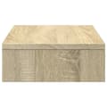 Miniatyrbilde 6 av 10: vidaXL Skjermhylle sonoma eik 50x27x10 cm konstruert tre