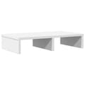 Miniatyrbilde 3 av 10: vidaXL Skjermhylle hvit 50x27x10 cm konstruert tre