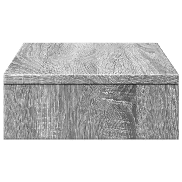 vidaXL skærmholder 50x27x10 cm konstrueret træ grå sonoma