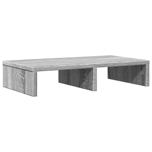 vidaXL skærmholder 50x27x10 cm konstrueret træ grå sonoma