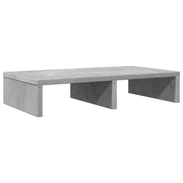 vidaXL skærmholder 50x27x10 cm konstrueret træ betongrå