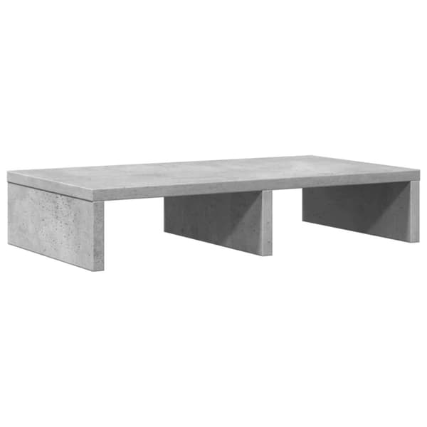 vidaXL skærmholder 50x27x10 cm konstrueret træ betongrå