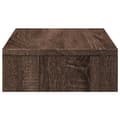 Miniatyrbilde 6 av 10: vidaXL Skjermhylle brun eik 50x27x10 cm konstruert tre