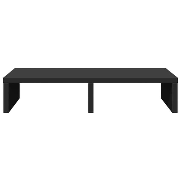 vidaXL Skjermhylle svart 50x27x10 cm konstruert tre