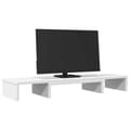 Miniatyrbilde 4 av 10: vidaXL Skjermstativ justerbart hvit 80x24x10,5 cm konstruert tre